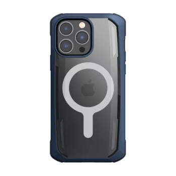   Raptic X-Doria biztonságos tok iPhone 14 Pro MagSafe ütésálló tok, kék