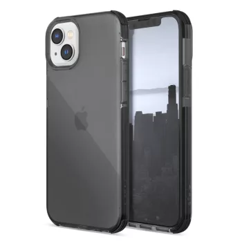  Raptic X-Doria hátlap, tok, átlátszó iPhone 14 ütésálló tok, szürke