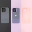 Kingxbar Plain sorozatú tok, iPhone 13 Pro Max szilikon tok, szürke