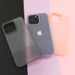 Kingxbar Plain sorozatú tok, iPhone 13 Pro szilikon tok, szürke