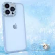 Kingxbar Sparkle Series tok iPhone 13 Pro kristályokkal hátsó borítás, kék