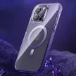 Kingxbar PQY Ice Crystal sorozatú mágneses tok iPhone 14 Pro MagSafe, szürke