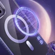 Kingxbar PQY Ice Crystal sorozatú mágneses tok iPhone 14 Pro MagSafe, szürke