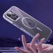 Kingxbar PQY Ice Crystal sorozatú mágneses tok iPhone 14 Pro MagSafe, szürke
