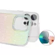 Kingxbar Travel sorozat luxus elegáns tok iPhone 13 Pro, kék-narancs