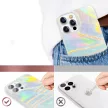 Kingxbar Shell sorozat luxus elegáns telefon tok iPhone 13 Pro gyöngyház-kék
