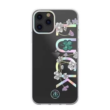   Kingxbar Lucky Series tok eredeti Swarovski kristályokkal díszített iPhone 12 mini, átlátszó