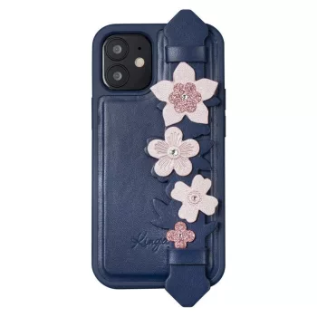   Kingxbar Sweet Series tok eredeti Swarovski kristályokkal díszített iPhone 12 Pro Max, kék