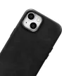 iCarer olajviasz prémium bőr tok iPhone 14 Plus mágneses bőr tok MagSafe, fekete