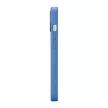 iCarer Litchi prémium bőr tok iPhone 14 mágneses bőr tok MagSafe, kék