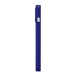 iCarer Litchi prémium bőr tok iPhone 14 Plus mágneses bőr tok MagSafe, sötétkék