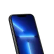 iCarer Leather Oil Wax tok természetes bőrrel tok iPhone 14, kék