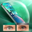 Joyroom Knight, zöld üvegfólia iPhone 14 Pro Max, kék fény elleni szűrővel