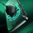 Joyroom Knight, zöld üvegfólia iPhone 14 Pro, kék fény elleni szűrővel