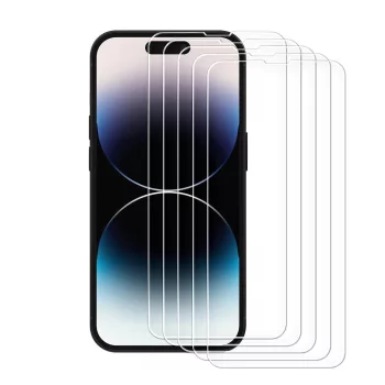   Joyroom Knight 2,5D FS TG 5x üveg iPhone 14 Plus teljes képernyős fólia, átlátszó