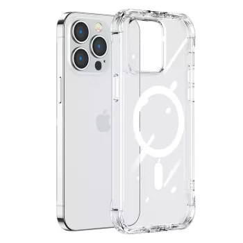   Joyroom MagSafe Magnetic Defender ütésálló tok iPhone 14 Plus, átlátszó