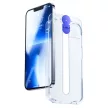Joyroom Knight üvegfólia iPhone 14 Plus, átlátszó rögzítőkészlettel