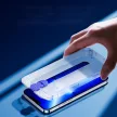 Joyroom Knight üvegfólia iPhone 14 Plus, átlátszó rögzítőkészlettel