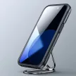 Joyroom Dual Hinge tok iPhone 14 Pro Armor Case állvánnyal és gyűrűtartóval, fekete