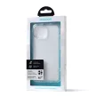 Joyroom Defender sorozatú tok, iPhone 14 Pro Max Armorozott kampós tok, állványhoz, átlátszó