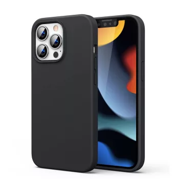   Ugreen Védő szilikon tok rugalmas szilikon tok, iPhone 13 Pro, fekete