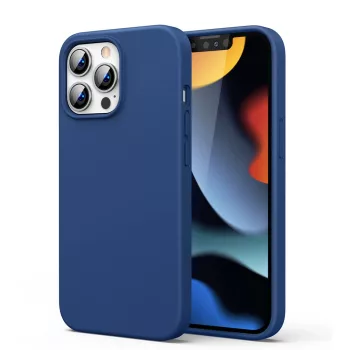   Ugreen Védő szilikon tok rugalmas szilikon tok, iPhone 13 Pro Max, kék
