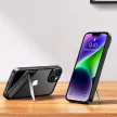 Ugreen LP634 Kickstand védő tok kemény borítás gélkerettel és beépített állvánnyal iPhone 14 Plus, fekete