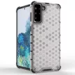 Honeycomb Case Samsung Galaxy S21+ 5G (S21 Plus 5G) ütésálló hátlap, tok, átlátszó