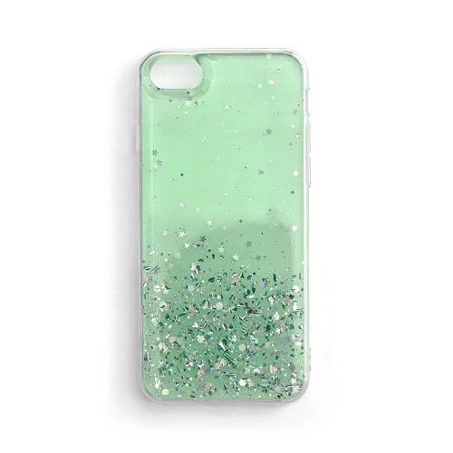 Wozinsky Star Glitter Shining hátlap, tok Samsung Galaxy S21+ 5G (S21 Plus 5G), zöld