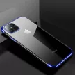 Clear Color Case Samsung Galaxy S21 Plus szilikon hátlap, tok, átlátszó-kék