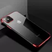 Clear Color Case Xiaomi Mi 11 szilikon hátlap, tok, átlátszó-piros