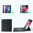 Choetech BH-015 iPad Pro 12.9" (2021/2022) smart tok Bluetooth billentyűzettel, fekete