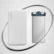 Wozinsky Li-Po WPBWE1 Powerbank, hordozható külső akkumulátor 2xUSB-A/USB-C/Micro-USB, 10000 mAh, fehér