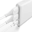 Dudao K12PQB Power Bank hordozható külső akkumulátor 2xUSB/USB-C/micro USB, 10000 mAh, 2A, fekete