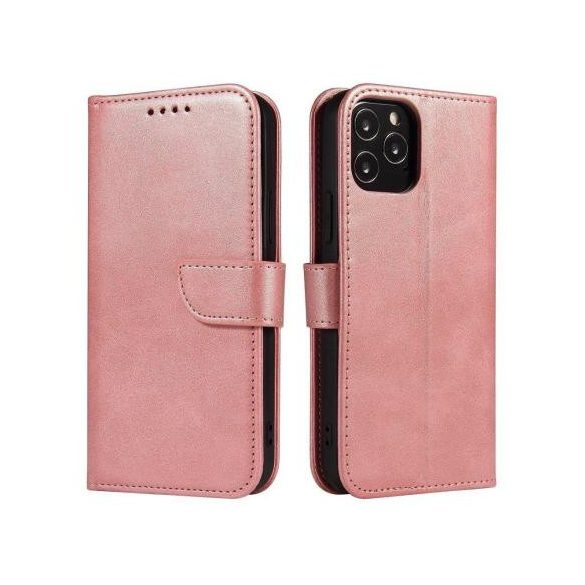 Smart Elegant Samsung Galaxy S20 FE 5G oldalra nyíló tok, rózsaszín