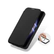 Dux Ducis Skin Pro Samsung Galaxy S24 Plus MagSafe oldalra nyíló tok, fekete