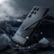 Spigen Rugged Armor Samsung Galaxy S24 Ultra ütésálló hátlap, tok, matt, fekete