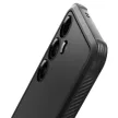 Spigen Rugged Armor Samsung Galaxy S24 ütésálló hátlap, tok, matt, fekete