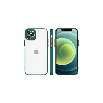  Milky Case Silicone Flexible Samsung Galaxy A32 5G hátlap, tok, sötétzöld