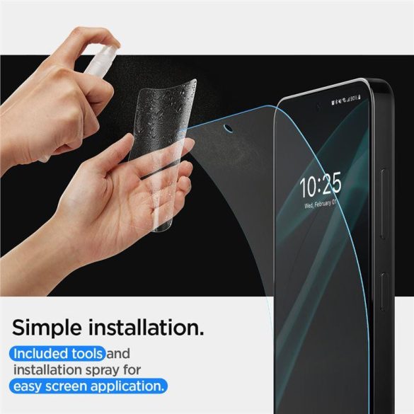 Spigen Neo Flex hydrogel film Samsung Galaxy S24 Plus 2db kijelzővédő fólia, átlátszó
