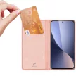 Dux Ducis Skin Pro Xiaomi Redmi 12 oldalra nyíló tok, rózsaszín