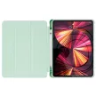 Stand Tablet Case Smart Cover case iPad Air 2020/2022 oldalra nyíló okos tok, érintőceruza tartóval, zöld