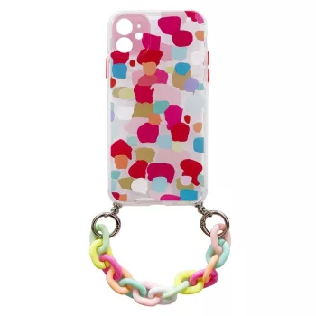   Color Chain Case Samsung Galaxy A52 4G/A52 5G/A52s 5G szilikon hátlap, tok, mintás, színes