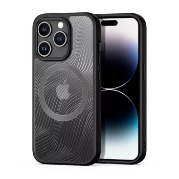   Dux Ducis Aimo Mag iPhone 15 Pro MagSafe hátlap, tok, fekete