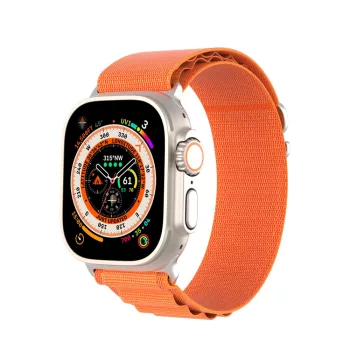   Dux Ducis Buckle óraszíj Apple Watch 1/2/3/4/5/6/7/8/9/SE/Ultra, 38/40/41mm óraszíj, narancssárga