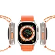 Dux Ducis Buckle óraszíj Apple Watch 1/2/3/4/5/6/7/8/9/SE/Ultra, 38/40/41mm óraszíj, narancssárga