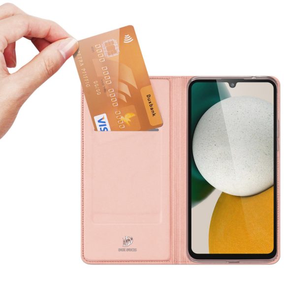 Dux Ducis Skin Pro Samsung Galaxy A34 5G oldalra nyíló tok, rózsaszín