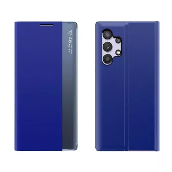   New Sleep Case Samsung Galaxy A32 4G oldalra nyíló tok, sötétkék