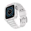 Protect óraszíj Band Apple Watch 7/SE, 38/40/41mm ütésálló tok és óraszíj, fehér