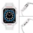 Protect óraszíj Band Apple Watch 7/SE, 38/40/41mm ütésálló tok és óraszíj, fehér